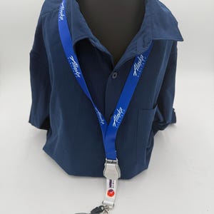Hawaiian Airlines  / Alaska Airlines Combo! Aviation Lanyard, Seat Belt Buckle Boeing 787, 717 737 Airbus 330