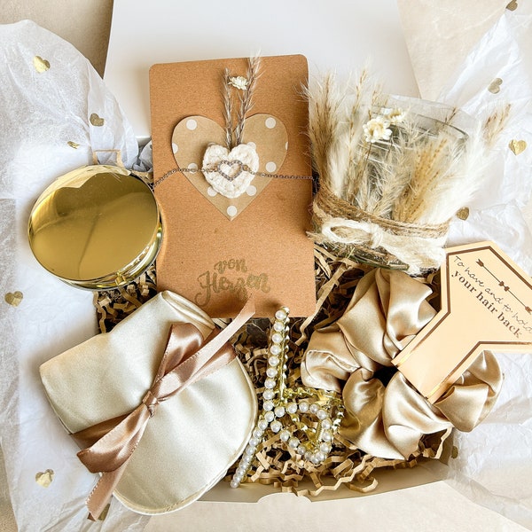 Geschenkbox für Frauen und Teenager, Geschenk für Trauzeugin, Brautjungfer, Freundin, Tochter | Geburtstagsgeschenk, Muttertag mit Perlen