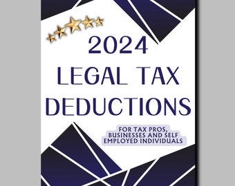 2024 Legal Tax Deductions digital download
