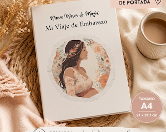Diario de Embarazo Printable • Planner Embarazo PDF en Español • Libro de Recuerdos para Mamá Primeriza • Pregnancy Journal Spanish •