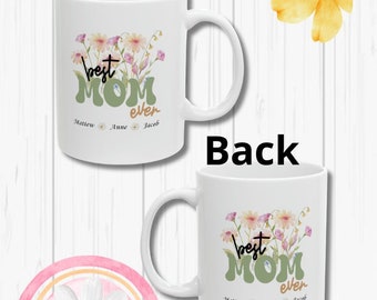 Custom Mama Mug, personalized Mug, Mother's Day Coffee Mug, Mothers Day gift personalized for mama gift birthday mother gift for mama