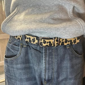 Y2K leopard fur long belt 00s ファーベルト#1 - メルカリ