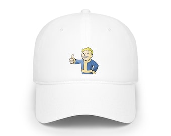 Vault Boy Printed Hat | Fallout Inspired Hat | Gamer Hat