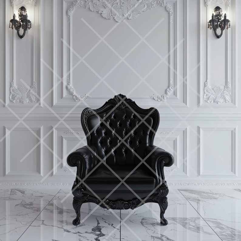 Red Chair Photography Backdrop Bundle: Fine Art Backgrounds (digital ...