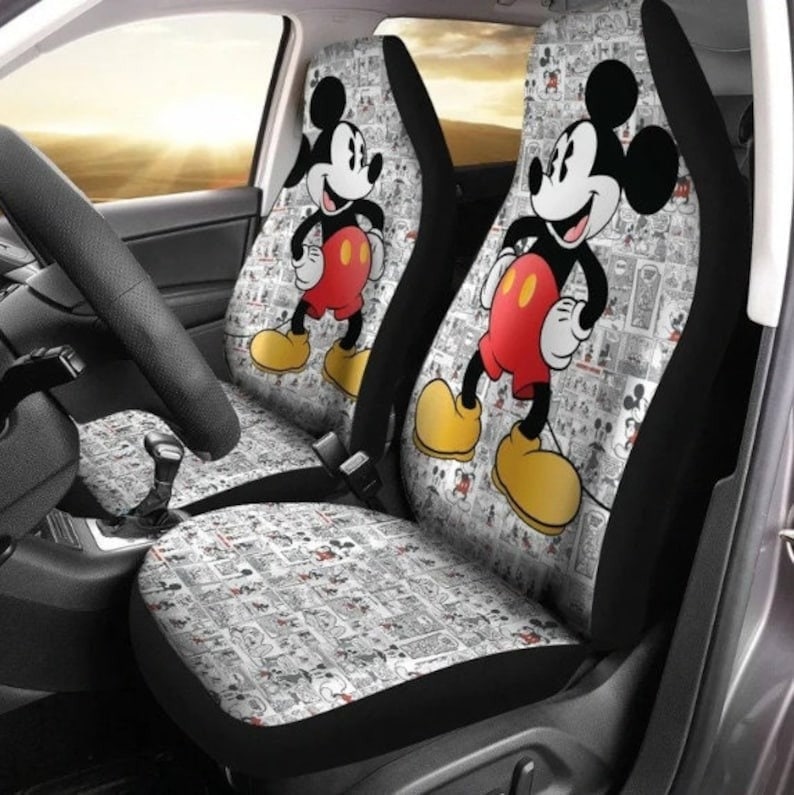 Mickey mouse car 2025 seat canopy