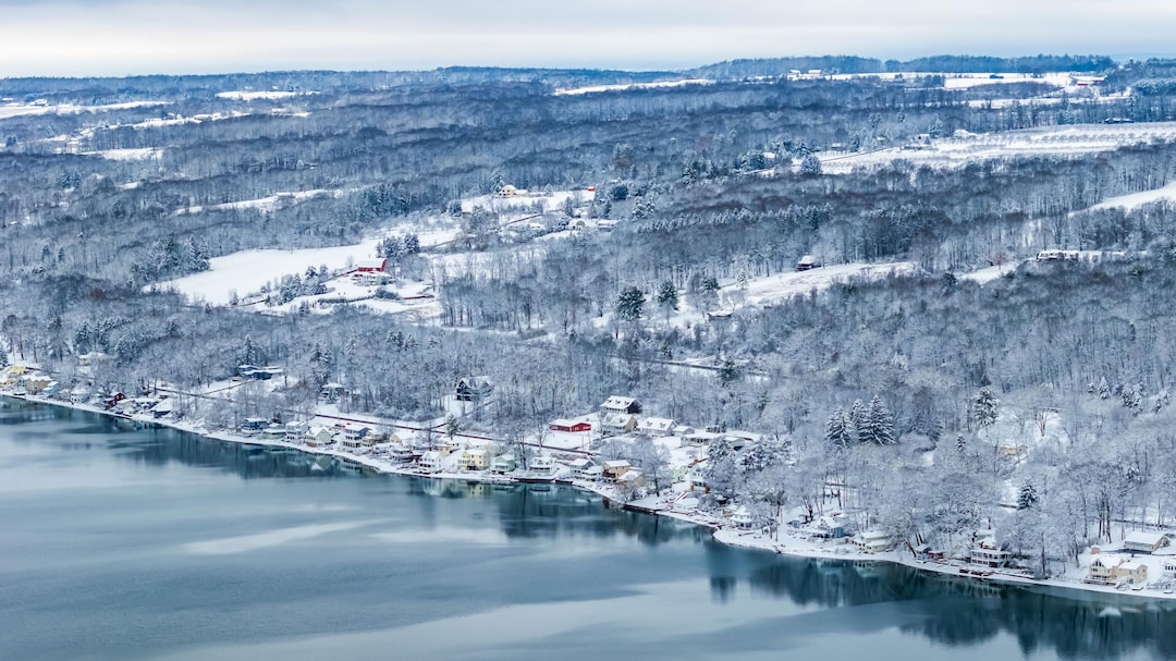 Snow on Keuka Lake (january Photo) Finger Lakes Prints - Etsy