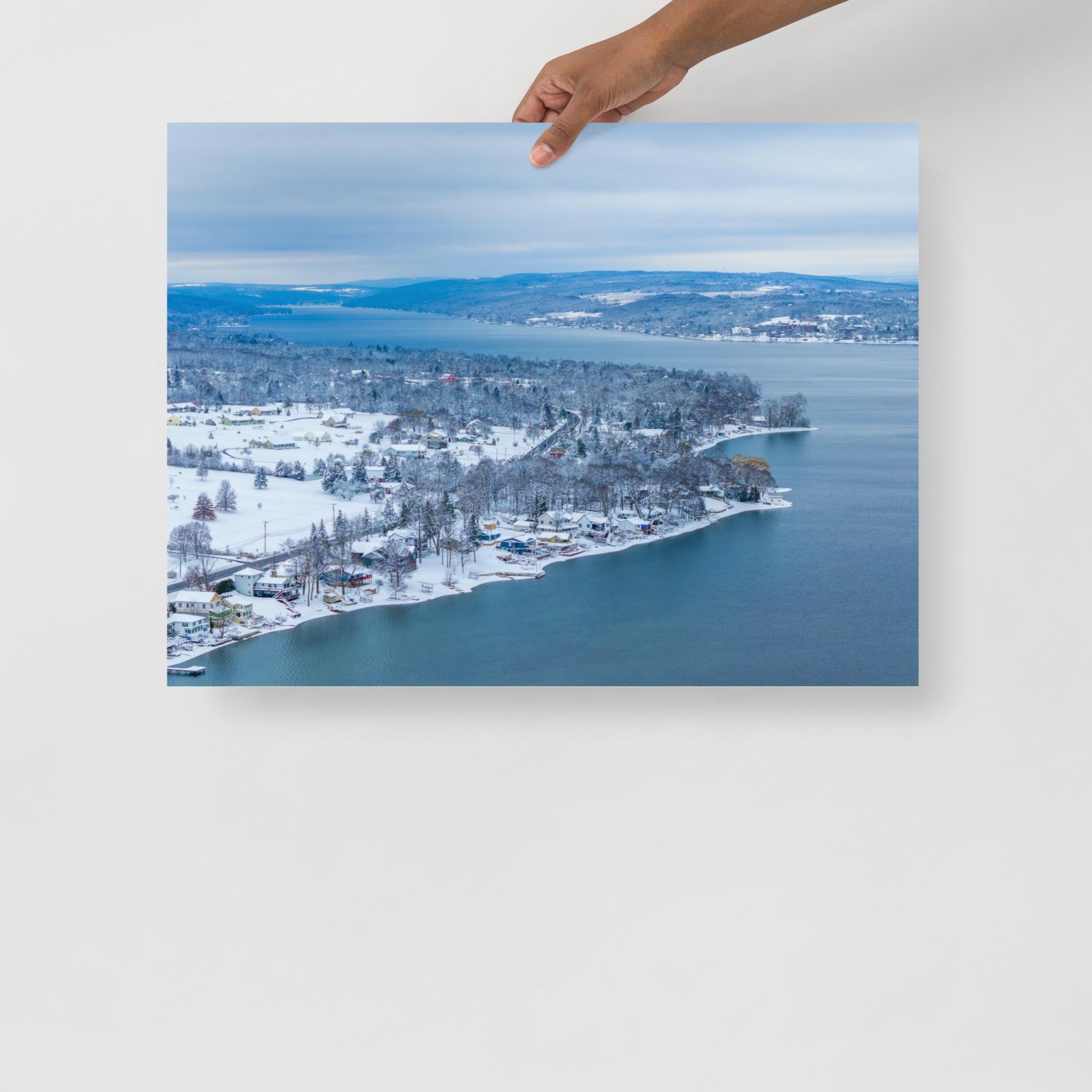 Snow on Keuka Lake (december Photo) - Etsy