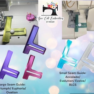 Seam guide for sewing *Straight edge* Stitching guide * Fabric Alignment Tool * Stitch Guide Ruler *babylock * euphoria * evolve * triumph