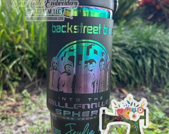 Laser Engraved Backstreet Boys Tumbler: 30oz or 40oz (stanley