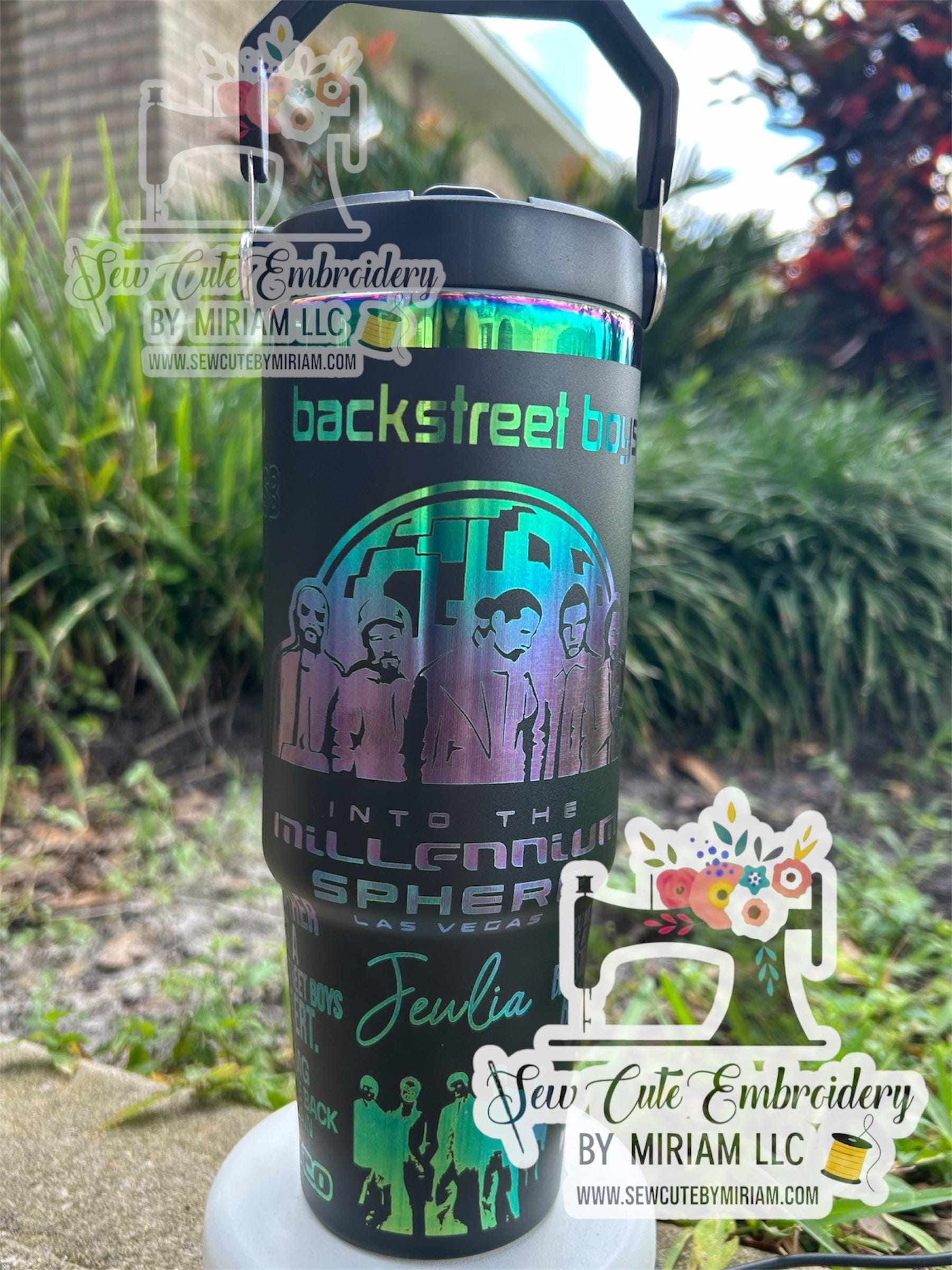 Laser Engraved Backstreet Boys Tumbler: 30oz or 40oz (stanley