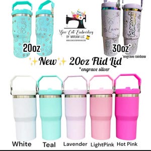 Moana Tumbler * Moana 2 Cup * Moana Engrave design * Similar to stanely ice flow * girl cup * laser engrave * 30 oz Flip lid image 11