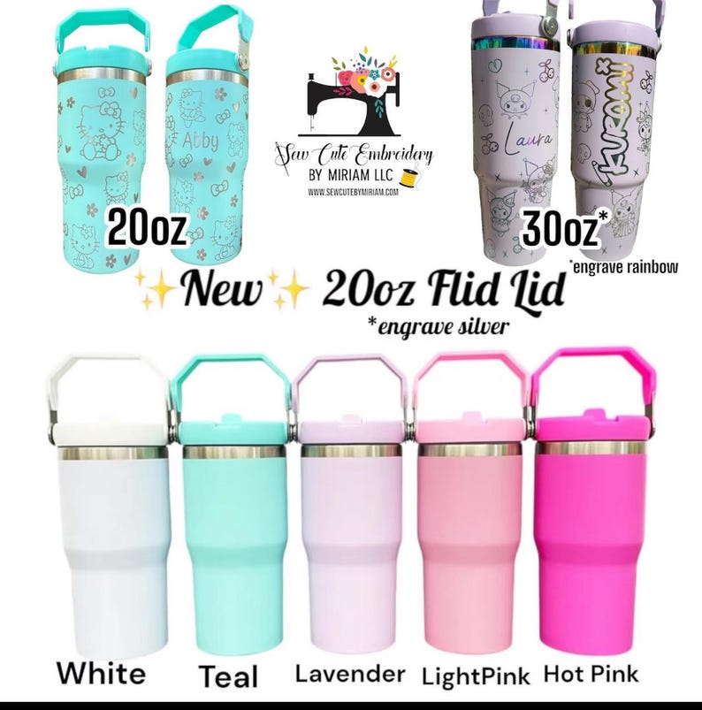 Moana Tumbler * Moana 2 Cup * Moana Engrave design * Similar to stanely ice flow * girl cup * laser engrave * 30 oz Flip lid image 11