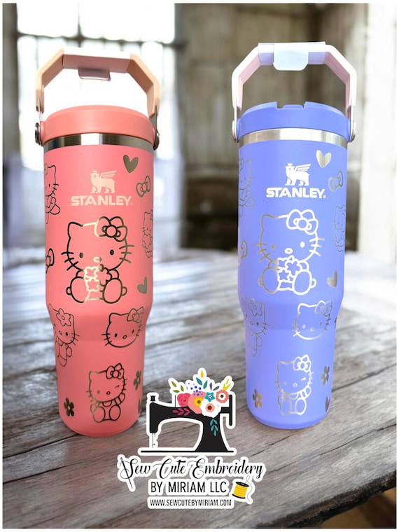 Hello Kitty Stanley 20 Oz Tumbler - Laser Engrave *personalized