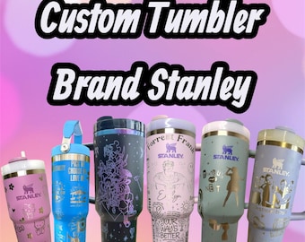 Stanley Custom Order -Tumbler Becher (30 oz oder 40 oz) mit Laser Gravur- Stanley mail in *