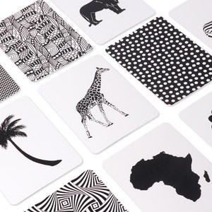Tarjetas sensoriales para bebés