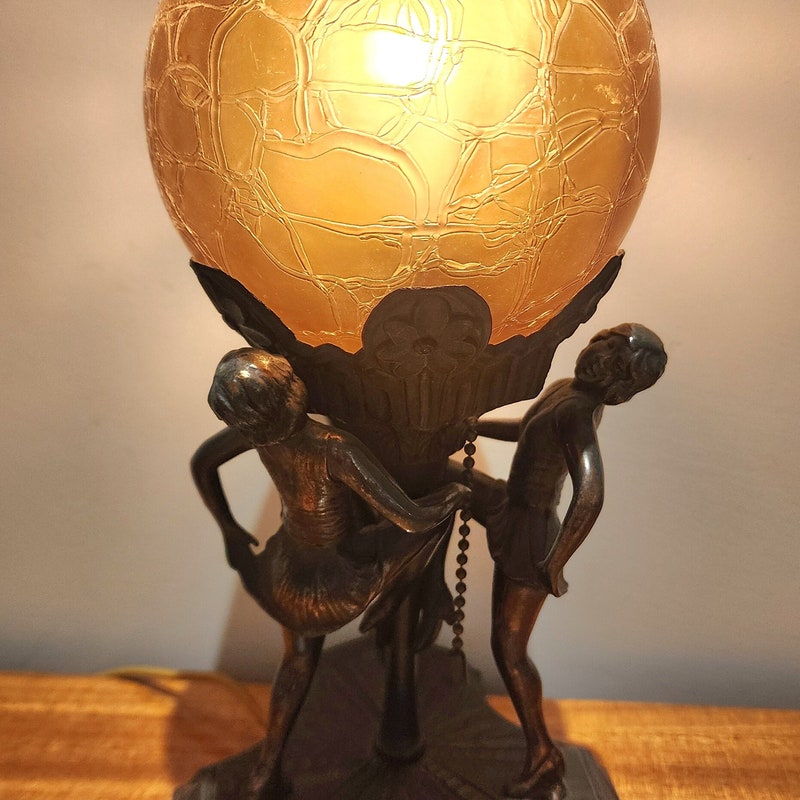 Art Deco Lamp - Etsy