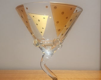 Gold Jester Martini by Alan Lee Collection