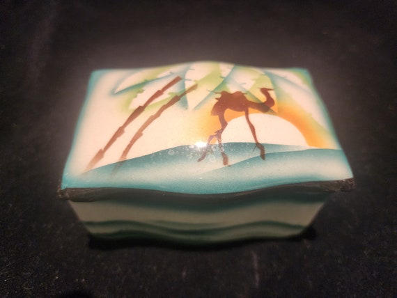 Italian Trinket Box, Porcelain