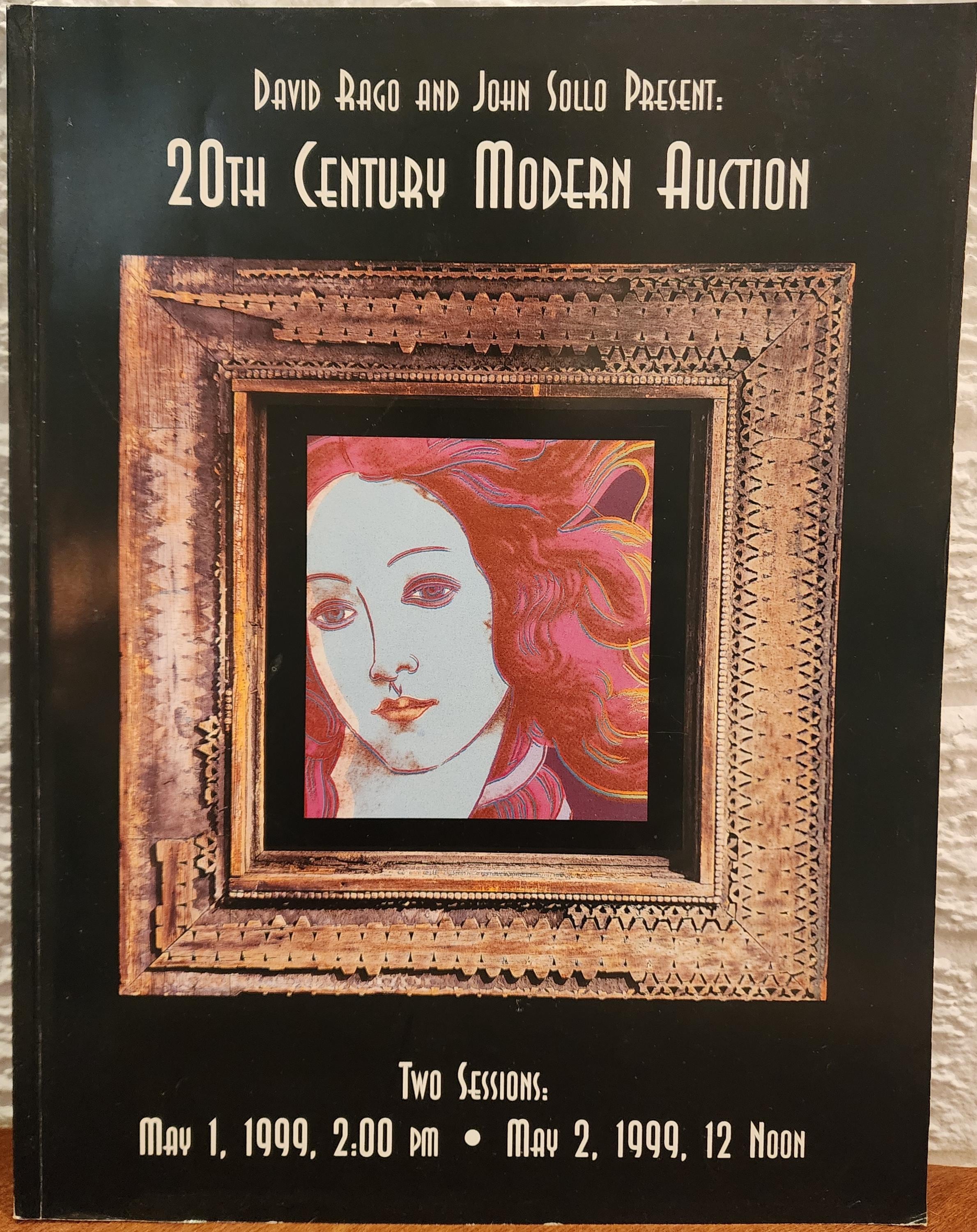 David Rago and John Sollo Present: 20th Century Modern Auction, May 1 ...