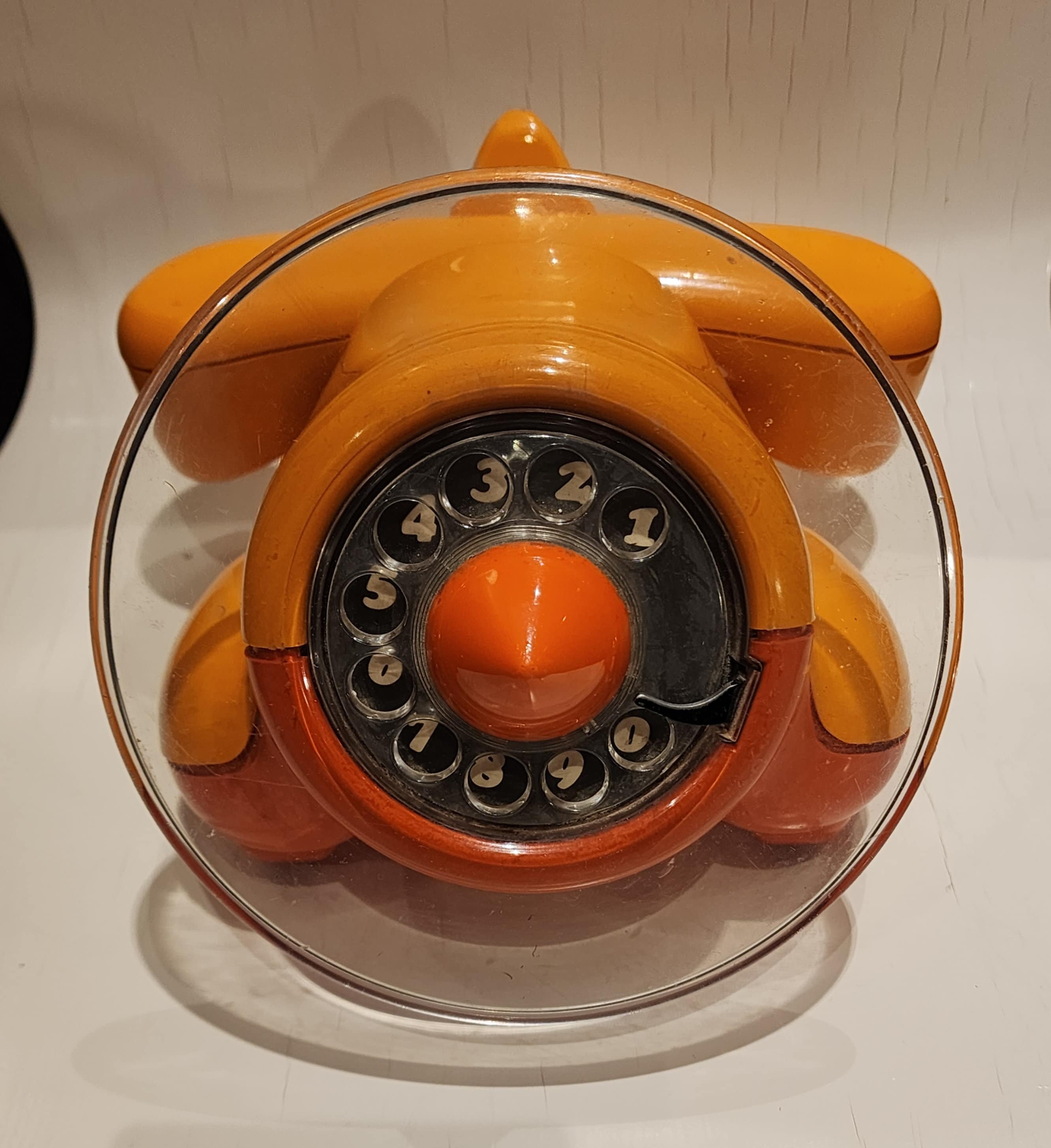 Vintage 60's Alexander Graham Plane Airplane, Novelty Phone, Mod