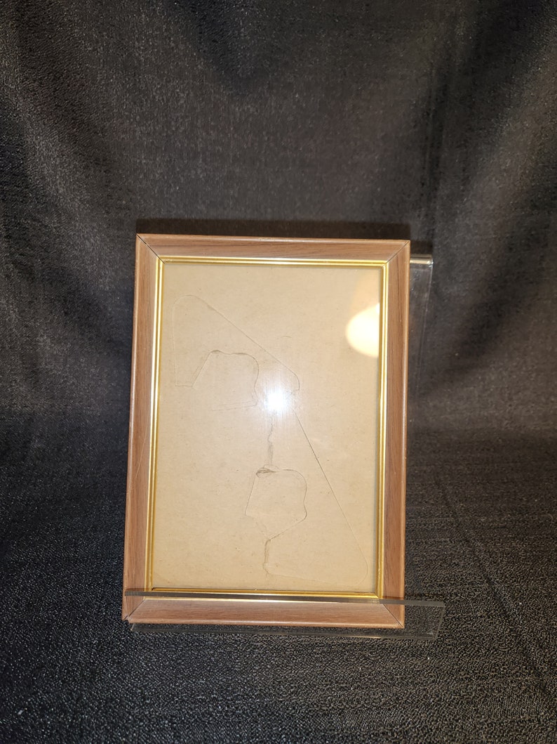 Vintage 5 X 7 Woodtone Picture Frame - Etsy