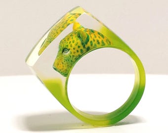 Green Panther Ring