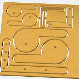 CNC-router Houd hoekbeugels vast, klemmen .svg, .c2d, g-code CNC-routerwerk vasthouden werkstuk vasthouden klemmen hout gcode dxf svg