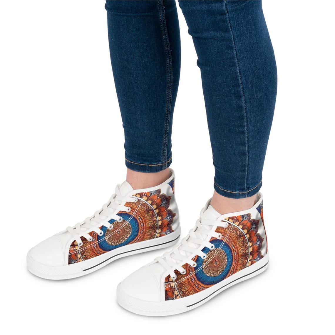 Indians Navajo Aztec Tribal Native American Print Men Shoes Sneakers