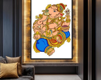 Lord Ganesha PNG Bundle, Ganpati Dada Clipart, Colored & Outline PNG, Transparent Background, Digital Download