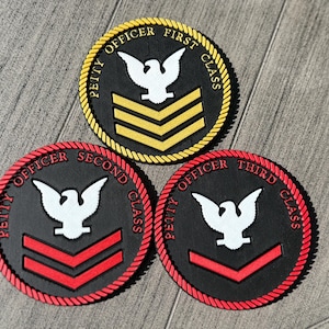 Navy Petty Officer Coasters