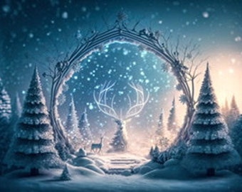 Decoración de pared de invierno