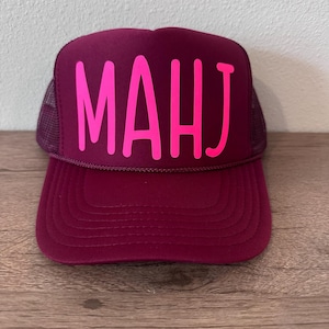 Mahjong • MAHJ Trucker Hat • Customize your colors