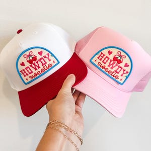 Howdy Sweetie Trucker Patch Hat • Howdy Sweetie • Cherries