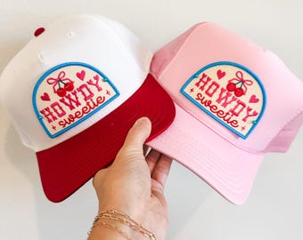 Howdy Sweetie Trucker Patch Hat • Howdy Sweetie • Cherries