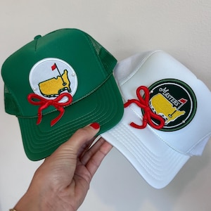 Masters trucker patch hat + bow • golf • women’s golf hat