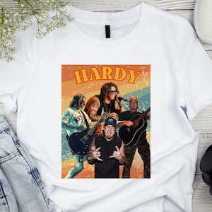 Hardy Retro 90s Tshirt Design PNG PDF Digital Download