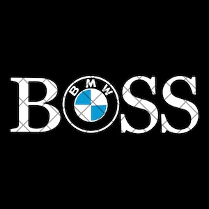 BMW BOSS Car Tshirt Design Digital Download PNG Svg