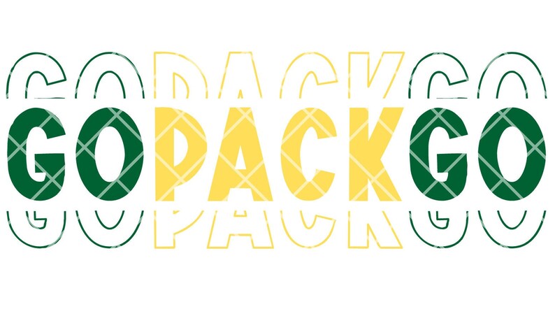 Go Pack Go PNG PDF Tshirt Design Digital Download - Etsy