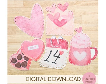 Valentine's Day Lacing Cards, Homeschool Printables, Preschool Curriculum, Toddler Activities, Learning, Kindergarten, Montessori Material