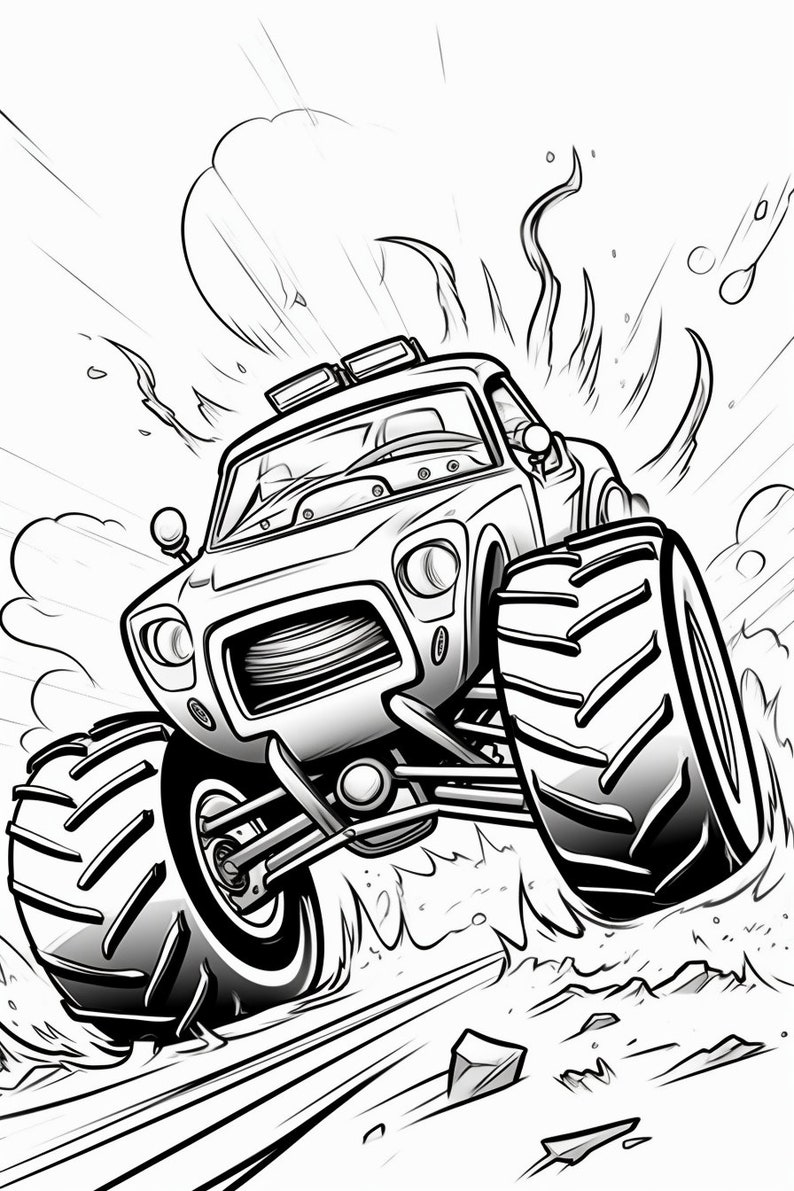 20-monster-truck-coloring-pages-monster-truck-printables-etsy