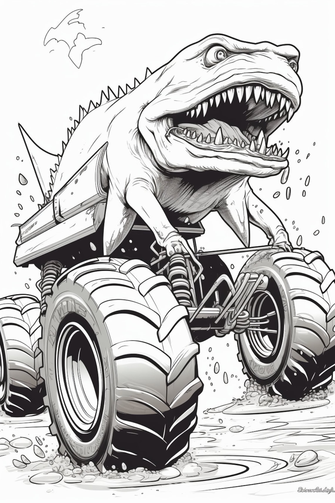 20 Monster Truck Coloring Pages Monster Truck Printables - Etsy