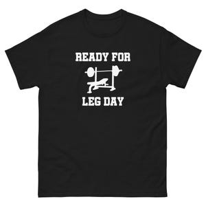 Skip Leg Day T-Shirt: Funny Gym Workout Shirt