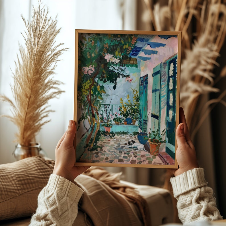 Henri Matisse the Terrace, St. Tropez Art Print Tropical French Decor ...