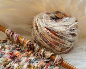 Sold out｜art yarn, mixed yarn, super chunky yarn, yarn samples, textured yarn, gorgeous fibre. yarn for DIY, crochet, and knitting.