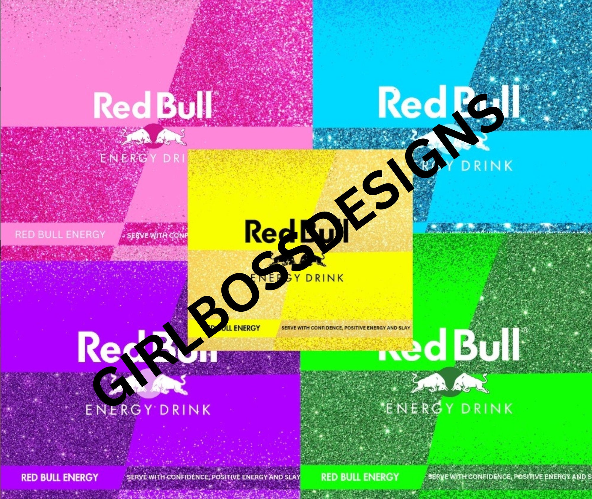 Red bull glasses 