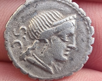 Ancient Roman silver Republican Denarius