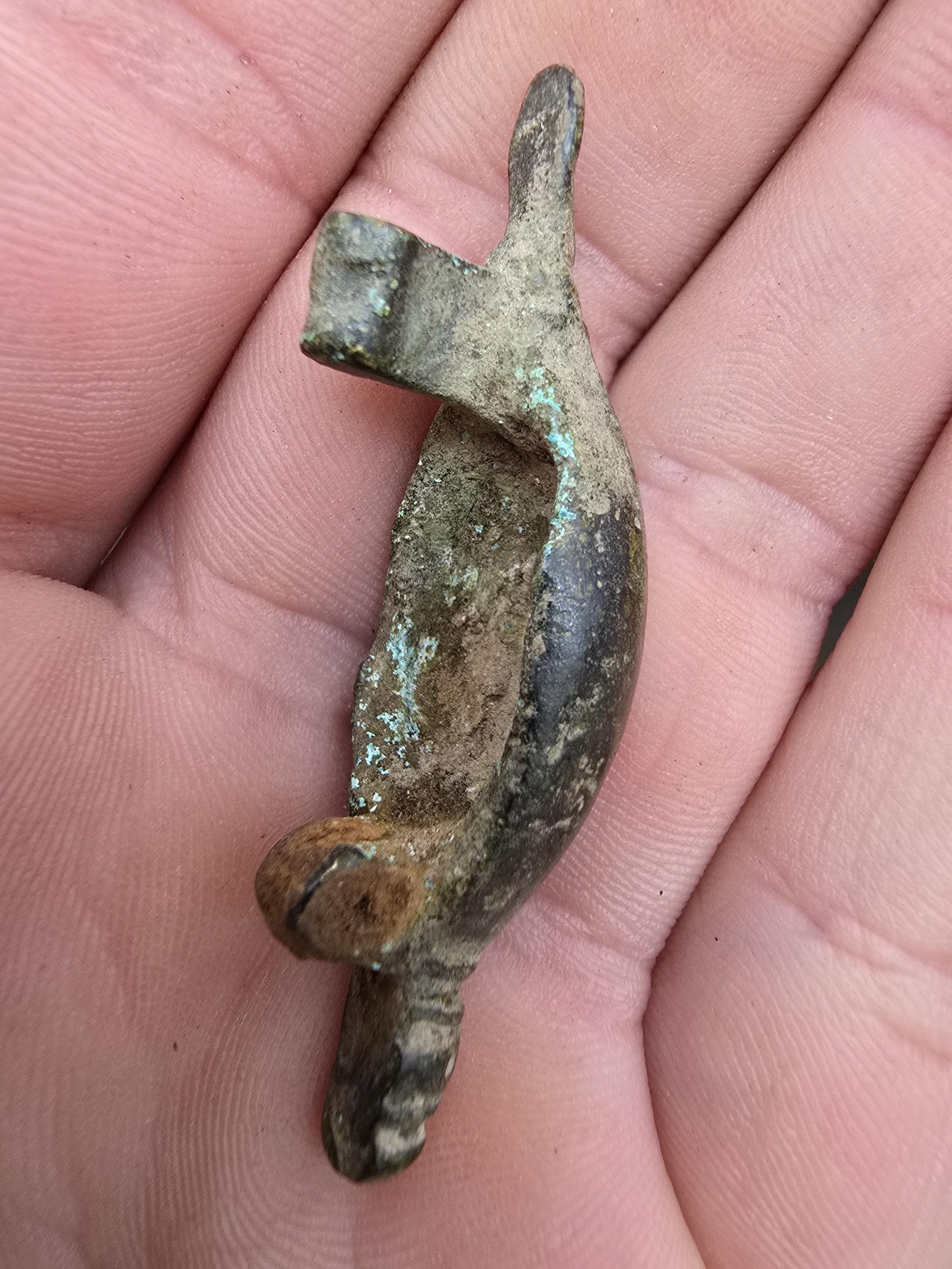 Ancient Roman Bronze Beaver Shape Fibula - Etsy