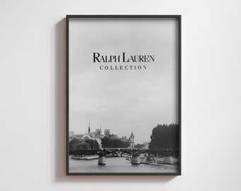 Affiche vintage Polo Land Rover Defender de Ralph Lauren | Affiche Ralphy Fashion Old Money | Poster encadré A4 A3 A2 | Art mural