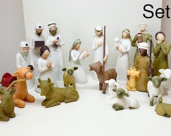 Nativity set - nativity scene, Mary and Joseph, Jesus, Christmas nativity, Christmas ornaments