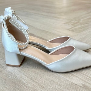 Bridal wedding shoes, bride shoes, wedding shoes, 5.2cm